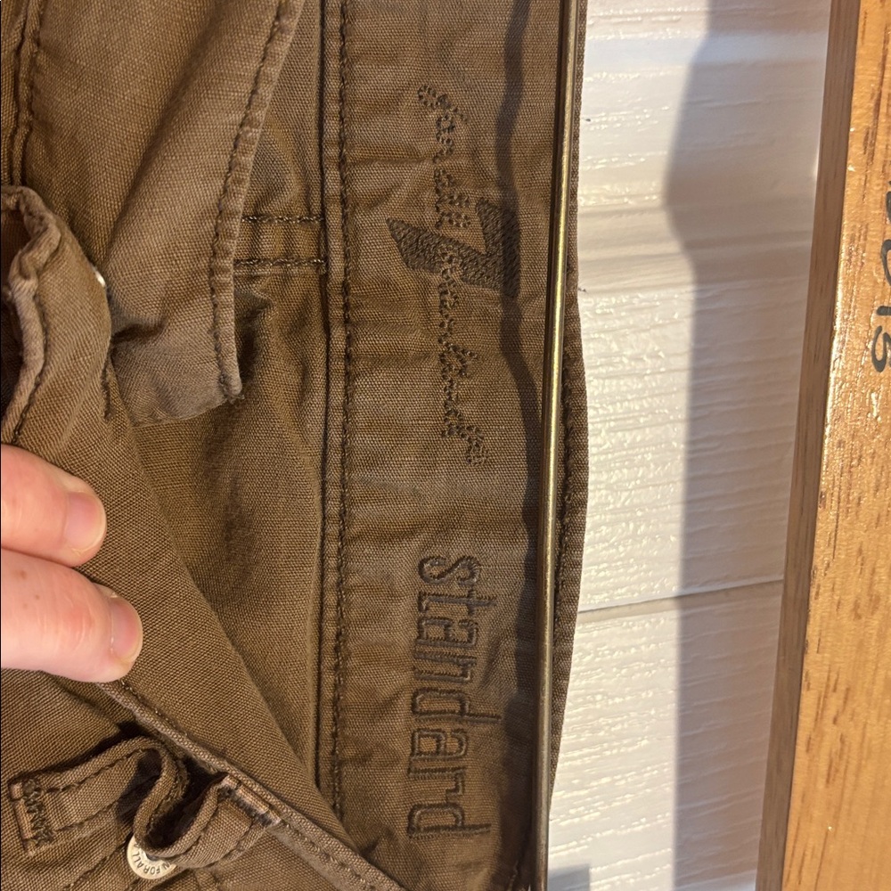 7 For All Mankind Men's Brown Chinos - Picture 3 of 5